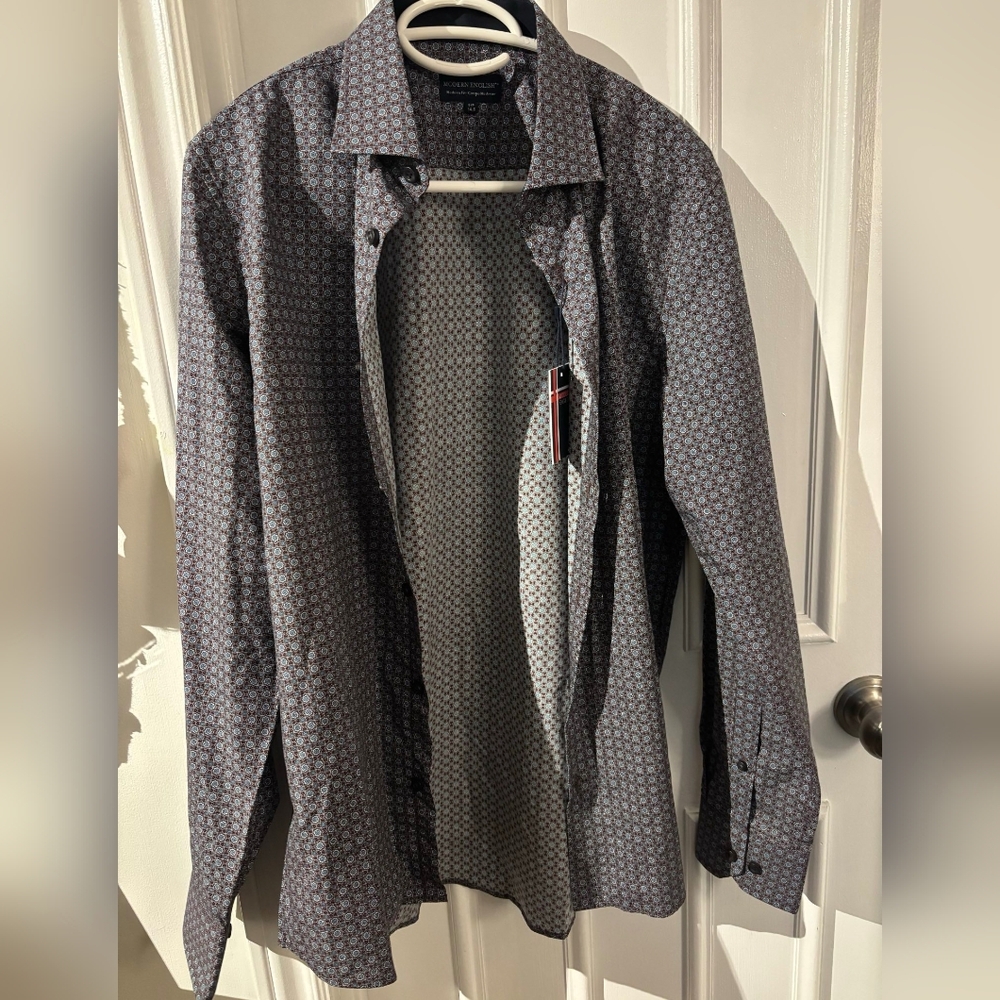 Patterned Dress Shirt